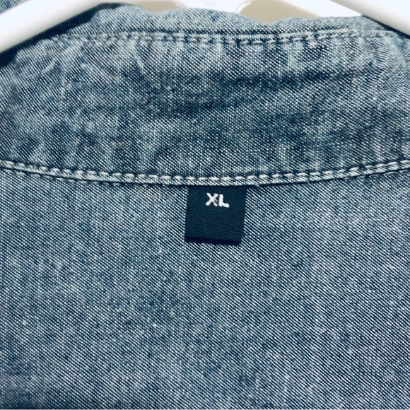 Muji blue cotton shirts - Picture 3 of 4